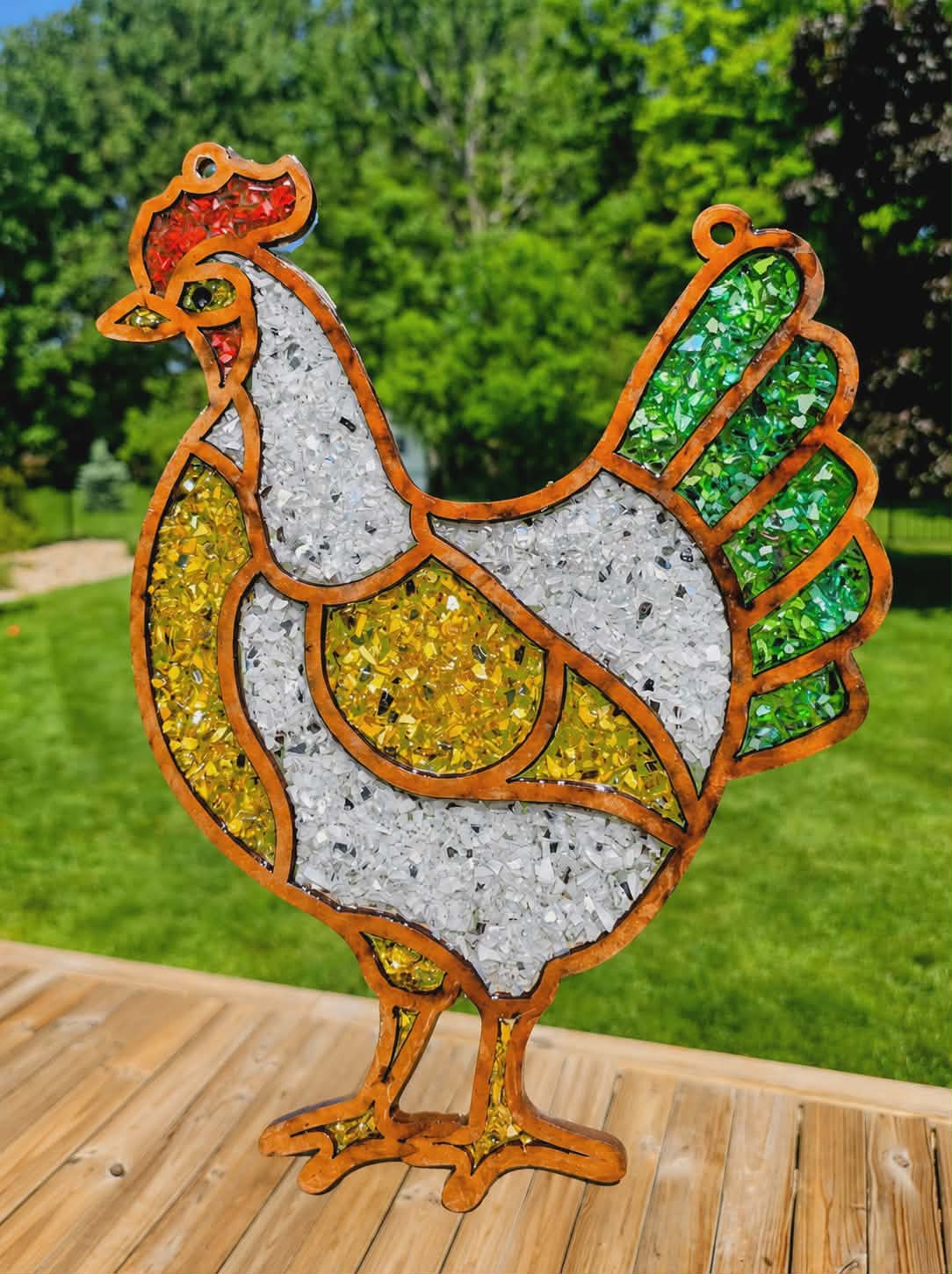 Chicken Suncatcher Art Kit