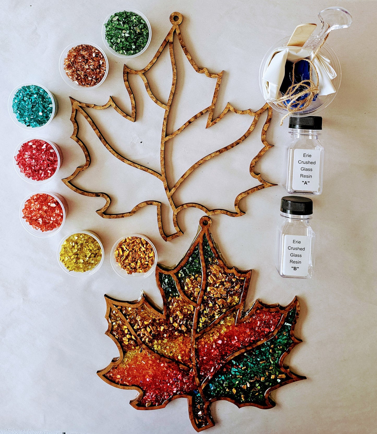 Maple Leaf Suncatcher Art Kit