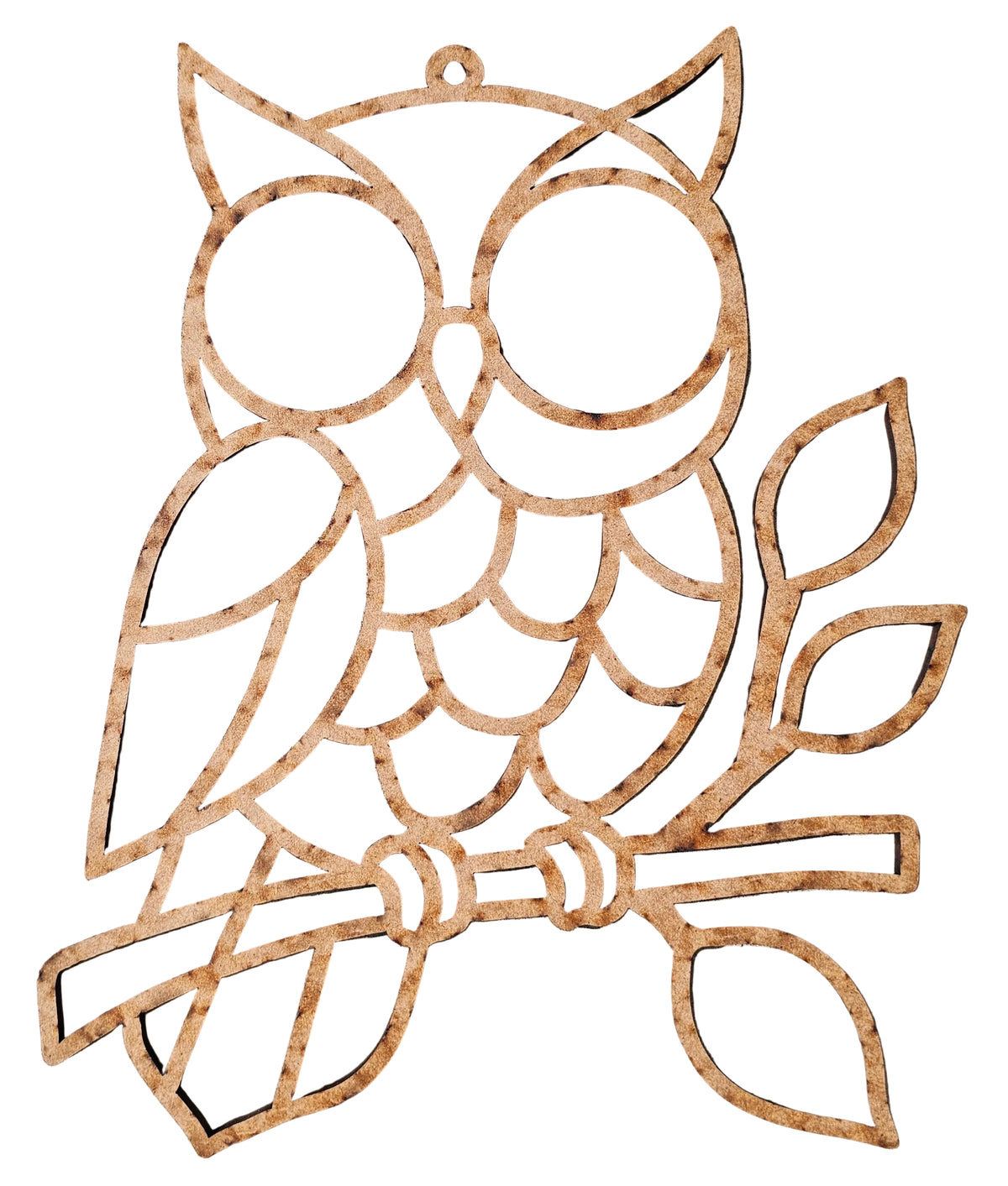 Owl Wood Cut-Out Frame Only